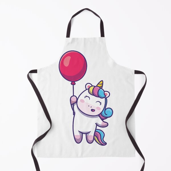 Item preview, cute unicorn balloon red designed and sold by Haxino.