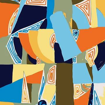 Artwork thumbnail, Color Block Collection - Complementary by parkerkulm