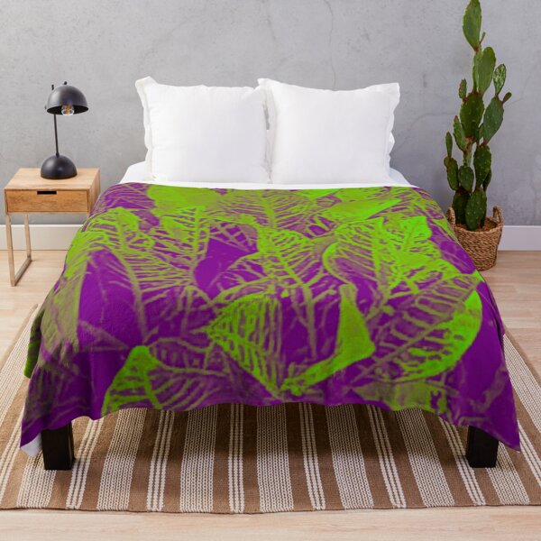 Item preview, Leaves Of Paradise- Green & Purple designed and sold by Designs By YL.