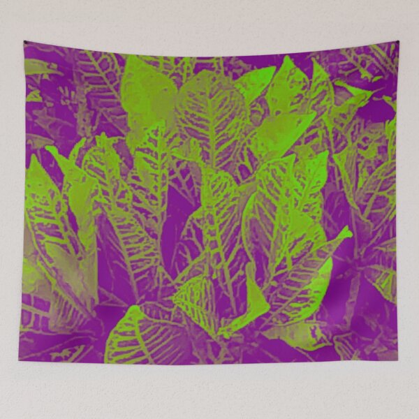 Item preview, Leaves Of Paradise- Green & Purple designed and sold by Designs By YL.