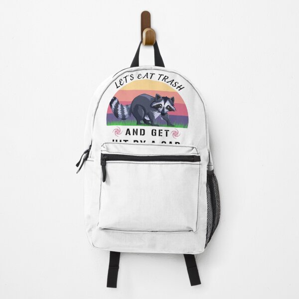 Item preview, LET'S EAT TRASH AND GET HIT BY A CAR BLACK designed and sold by keemo2o.
