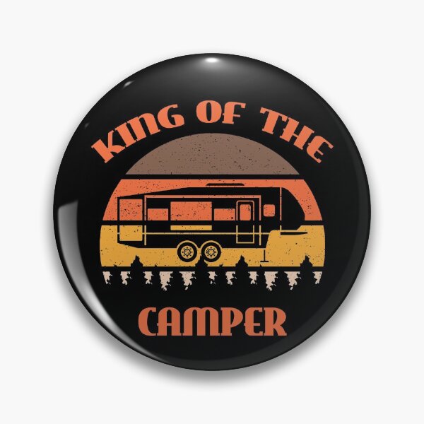 Item preview, King of the Camper Vintage Retro Sunset designed and sold by liftdesign.