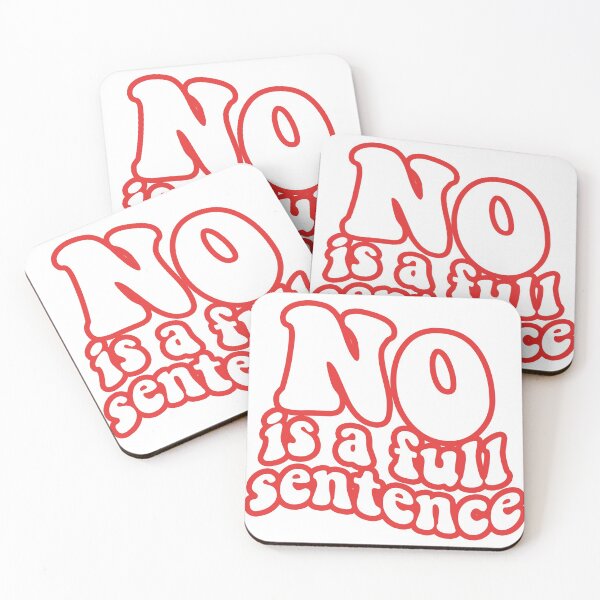 Item preview, no is a full sentence designed and sold by chloecreates-.