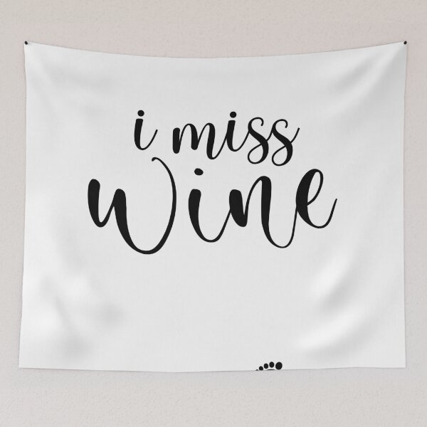 Item preview, Funny Pregnancy I Miss Wine Baby Reveal Mom Misses Wine designed and sold by AJAD212.