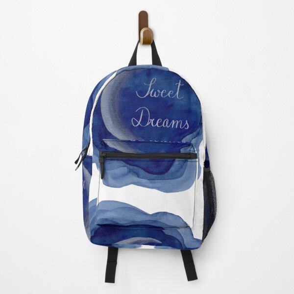 Item preview, „Sweet Dreams“ Night Blue Background with Silver Moon designed and sold by nabeArtist.