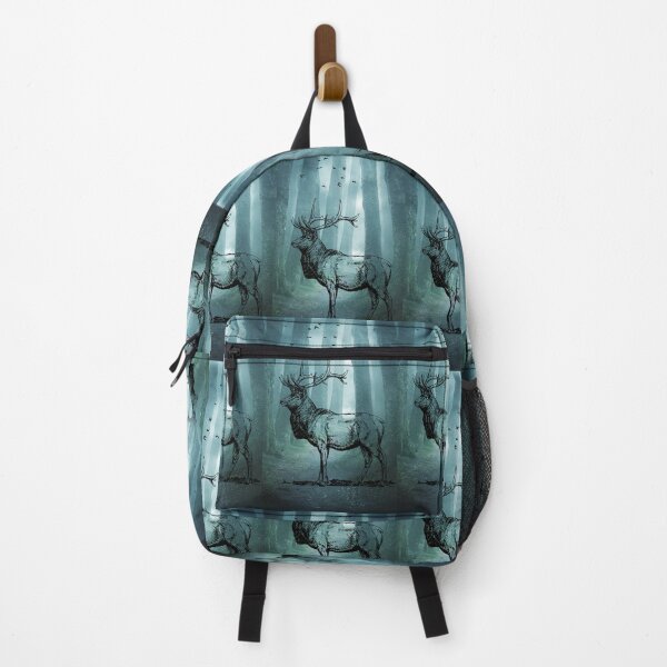 Item preview, A Stag Stands Majestically in a Fantasy Blue Forest designed and sold by CassieNash.