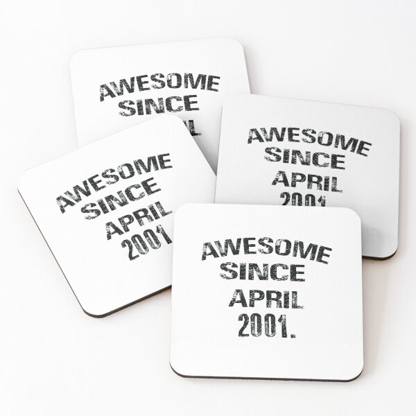 Item preview, Awesome Since April 2001 , Birthday Gift Funny T-Shirt ,Awesome Since April 2001 T-Shirt designed and sold by Ikgha.