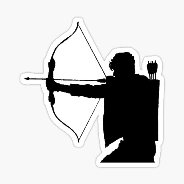 Alec Lightwood shilouette Sticker