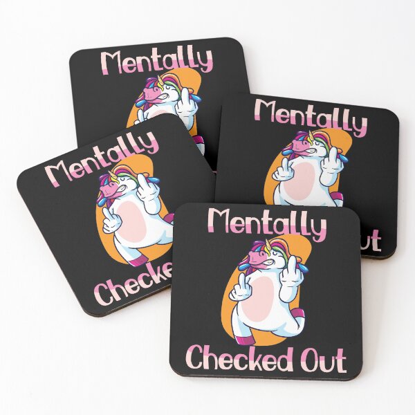 Item preview, Mentally Checked Out Gift for Women and Girls designed and sold by Drathaar.