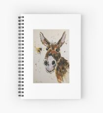 Funny Donkey and Bumble bee Spiral Notebook