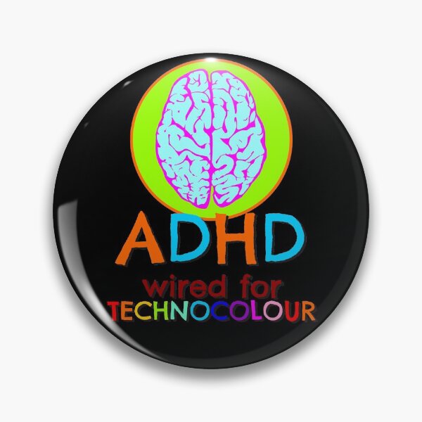 Item preview, ADHD wired for technocolour  designed and sold by sandpiperstudio.