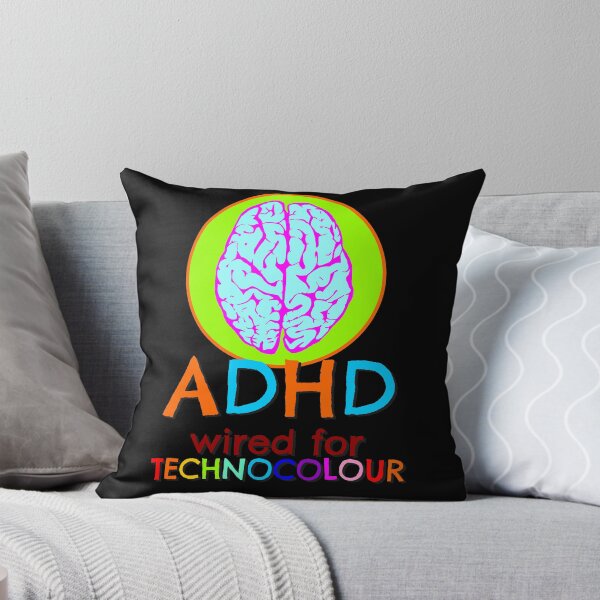 Item preview, ADHD wired for technocolour  designed and sold by sandpiperstudio.