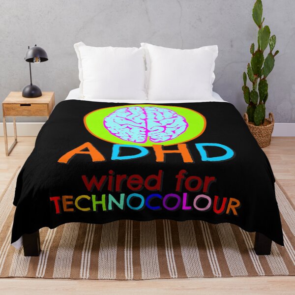 Item preview, ADHD wired for technocolour  designed and sold by sandpiperstudio.