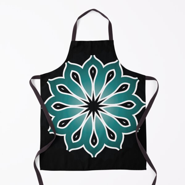 Item preview, Black and Teal Mandala Art designed and sold by venella.