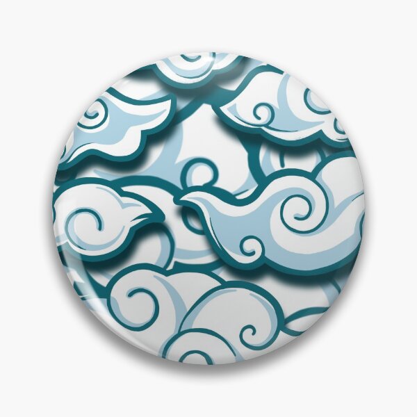 Item preview, Japanese wind clouds  designed and sold by Ashmorecreate.