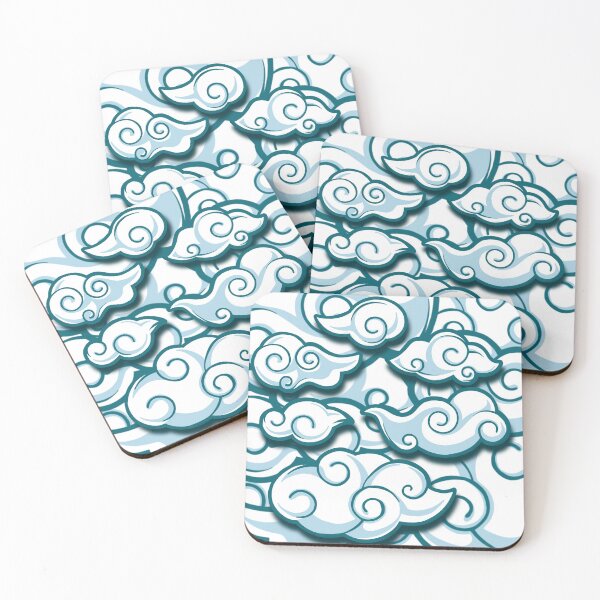 Item preview, Japanese wind clouds  designed and sold by Ashmorecreate.