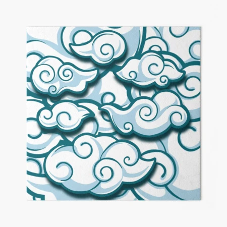 アート・デザイン・音楽 Portraits clouds Sky and Clouds B - Takashi Hirose - Japanese Prints