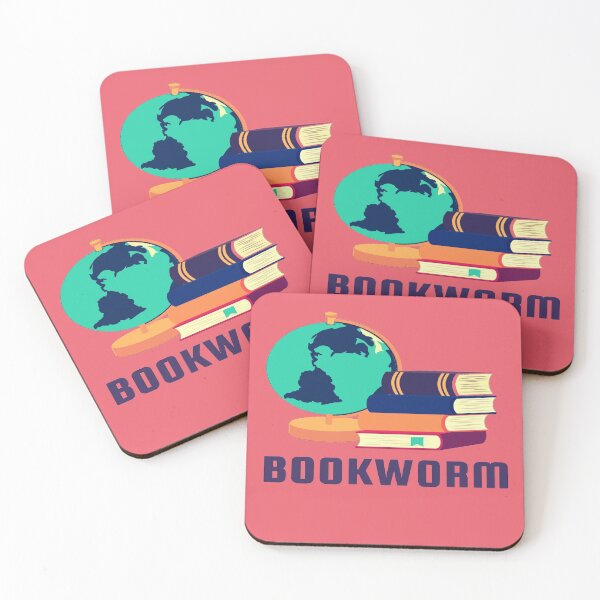 Artikelvorschau, #REDBUBBLE #BOOKWORM DESIGN #RED AND PINK entworfen und verkauft von Stylishboutique.