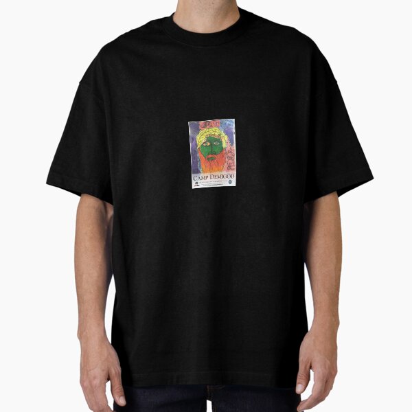 Camp Half-Blood Mural of Zeus Oversized T-Shirt