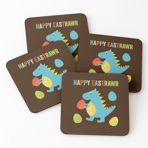 Item preview, Happy Easterawr Cute T-Rex Tyrannosaurus Fun Easter Egg Hunt designed and sold by gkao.