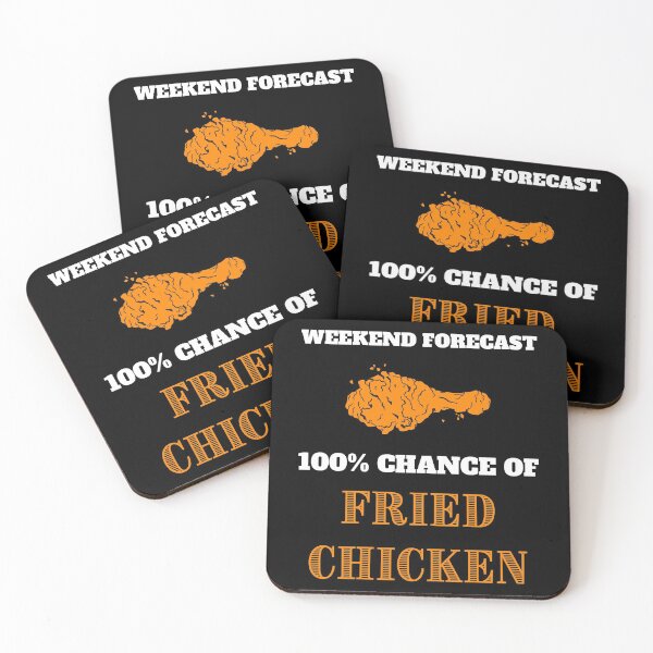 Item preview, Previsión de fin de semana de pollo frito negro designed and sold by daguilon.