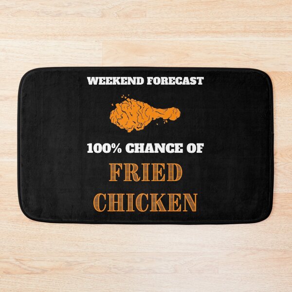 Item preview, Fried chicken weekend forecast black designed and sold by daguilon.