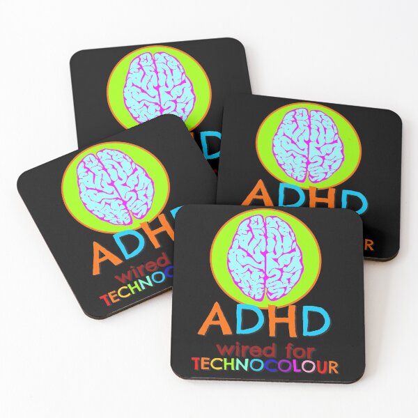 Item preview, ADHD wired for technocolour  designed and sold by sandpiperstudio.