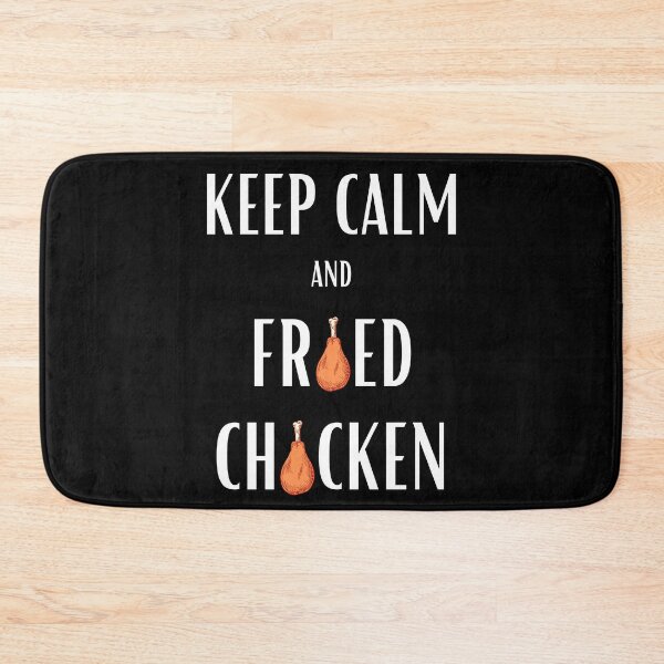 Item preview, Keep calm and fried chicken funny black designed and sold by daguilon.