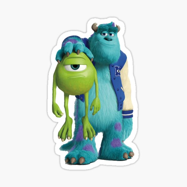 Monstruos inc Pegatina