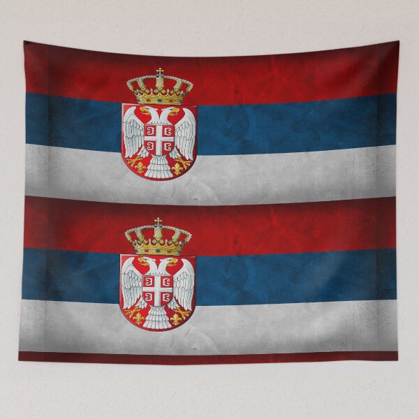 Item preview, Serbia flag designed and sold by Serbia1389SHOP.