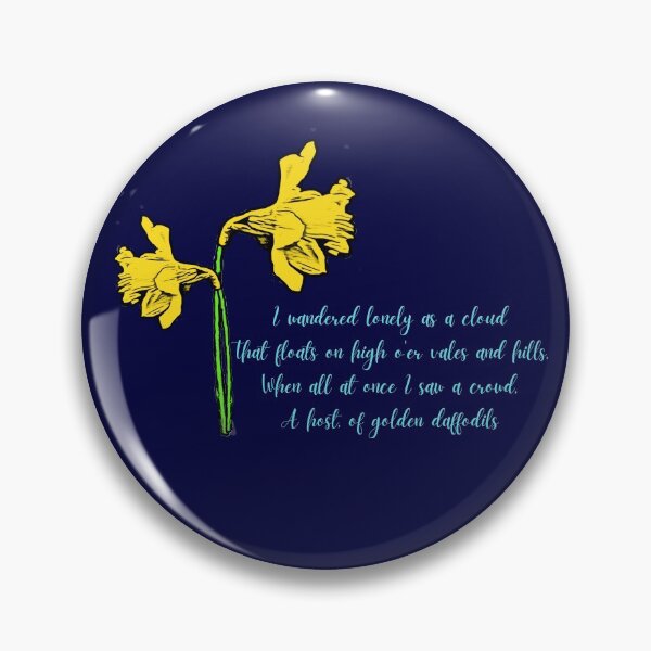 Item preview, William Wordsworth Daffodils Stylized designed and sold by DesignsofNote.