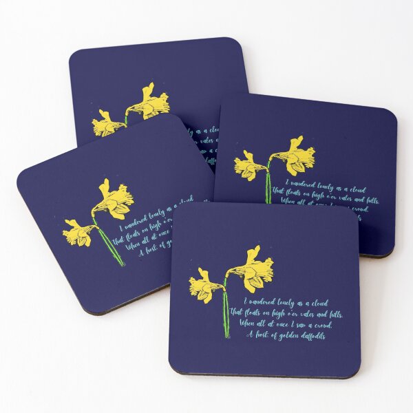 Item preview, William Wordsworth Daffodils Stylized designed and sold by DesignsofNote.