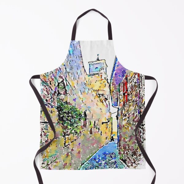 Item preview, Barbarano Romano: glimpse of an alley along the walls with a view of the tower designed and sold by Giuseppe Cocco.