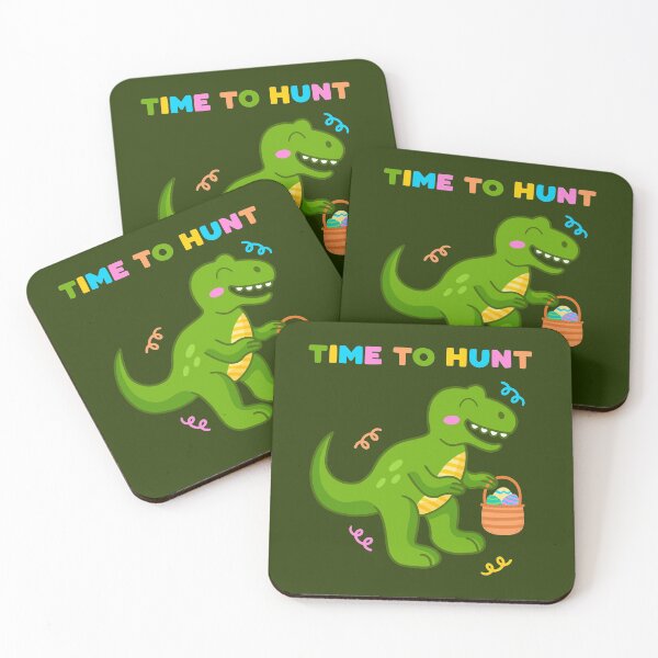 Item preview, Easter Dinosaur Cute T-Rex Time To Hunt Egg Basket Funny Pun designed and sold by gkao.