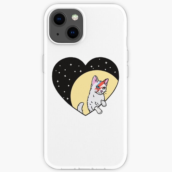 Katze Bowie iPhone Flexible Hülle
