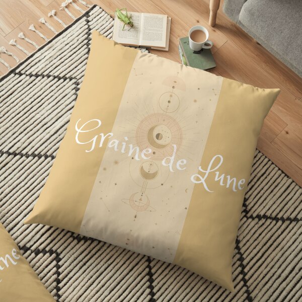 Moon seed Floor Pillow