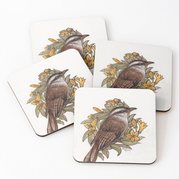 Item preview, Carolina wren and jessamine designed and sold by CyanOwl.