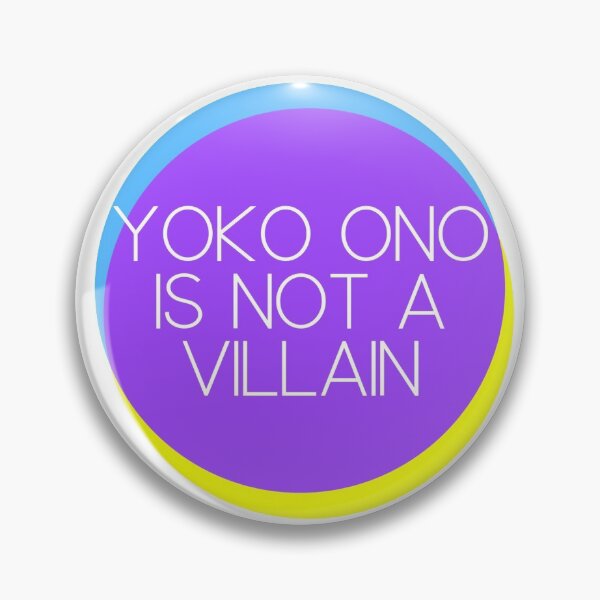 Item preview, Yoko Ono is not a Villain designed and sold by Cuttintees.