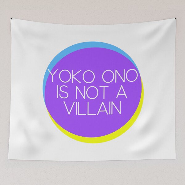 Item preview, Yoko Ono is not a Villain designed and sold by Cuttintees.