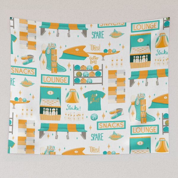 Item preview, Retro Bowling designed and sold by jenbucheli.