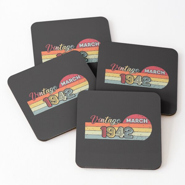 Item preview, Sunset Vintage March 1942 , Retro March Birthday , Born In 1942 , Funny Gift Ideas for Birthday designed and sold by biigshow.