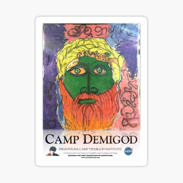 Zeus!  Camp Demigod Poster Sticker