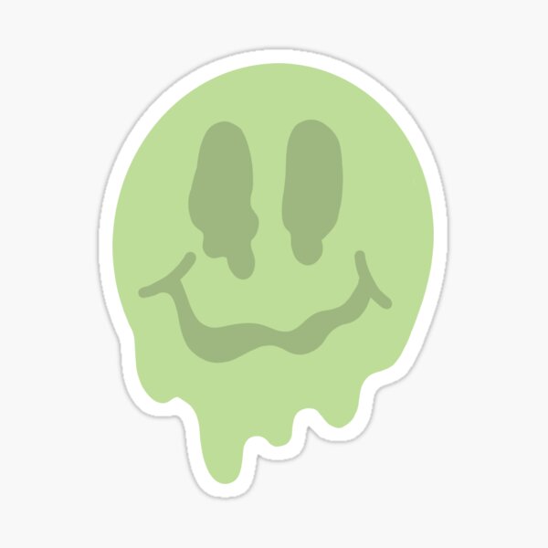 Item preview, Sage Green Drippy Smile  designed and sold by saraysierra.
