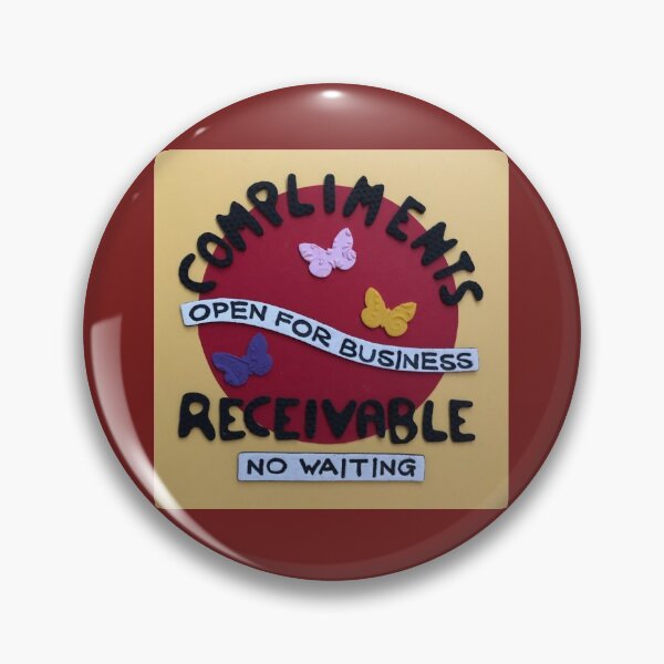 Item preview, Compliments Receivable designed and sold by prunellaparsnip.