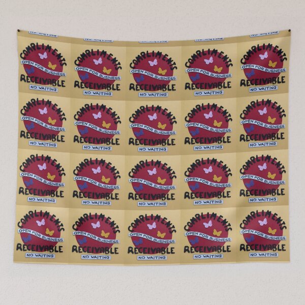 Item preview, Compliments Receivable designed and sold by prunellaparsnip.