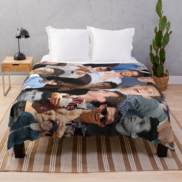 tom holland photo collage  Throw Blanket