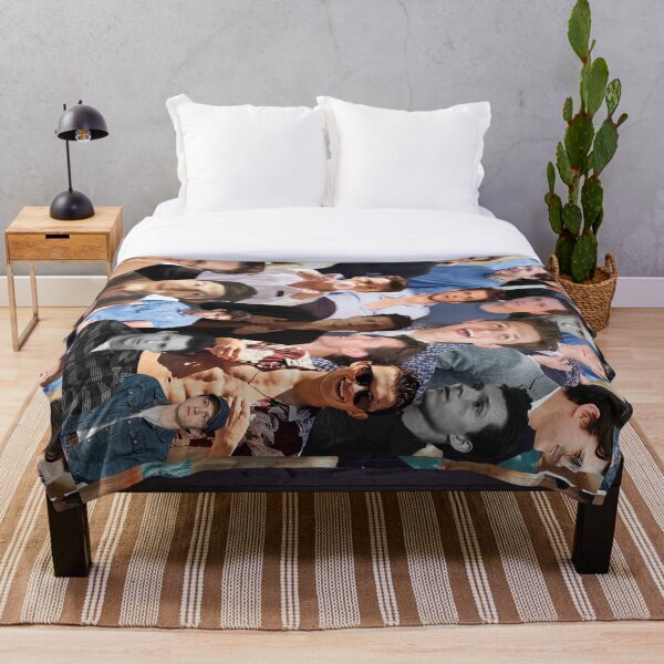 tom holland photo collage Throw Blanket