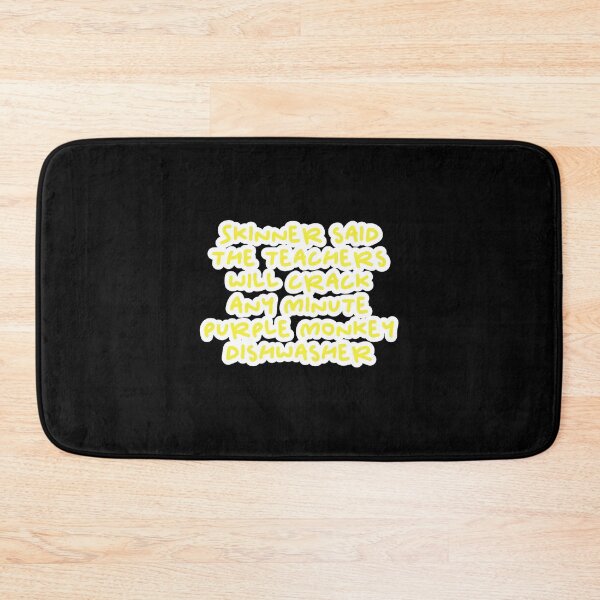 Item preview, purple monkey dishwasher skinner quote design designed and sold by Captain-Jackson.
