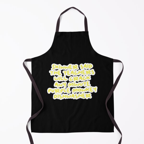 Item preview, purple monkey dishwasher skinner quote design designed and sold by Captain-Jackson.