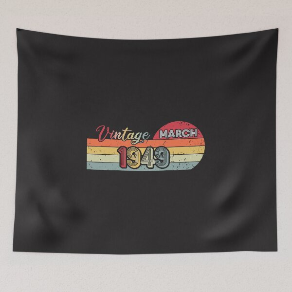 Item preview, Sunset Vintage March 1949 , Retro March Birthday , Born In 1949 , Funny Gift Ideas for Birthday designed and sold by biigshow.
